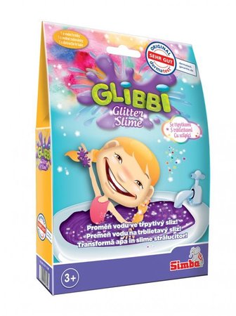 Glibbi Glitter Slime Fialov trblietky